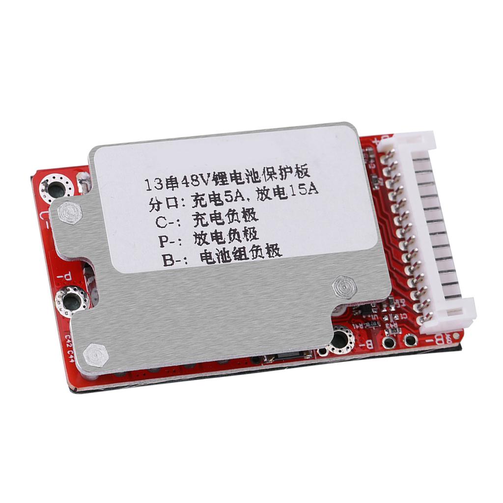 Li ion Li polymer batteripaketkort för 13S 48V/54,6V batterier