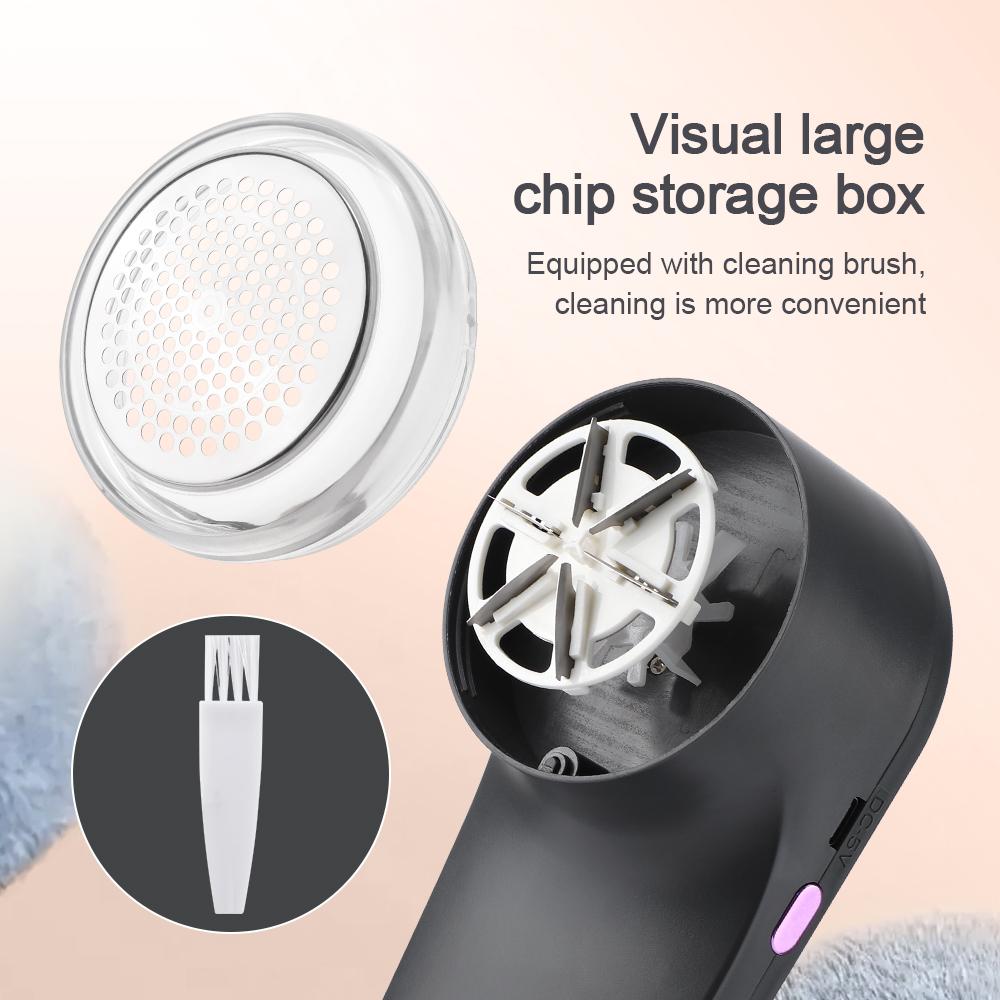 Electric Lint Balls Trimmer for Clothing LED Digital Display Pellet Fluff Remover Fuzz Fabric Shaver Sweater Pilling USB Charge
