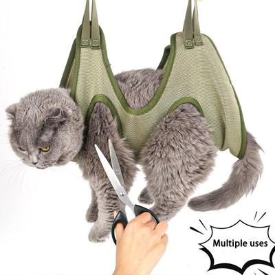 Katze Pflege Nagel Schneiden Anti Scratch Biss Feste Tasche Bad Trimmen Zurückhaltung Tasche Pet Schönheit Hängematte Hängen Pet Liefert set