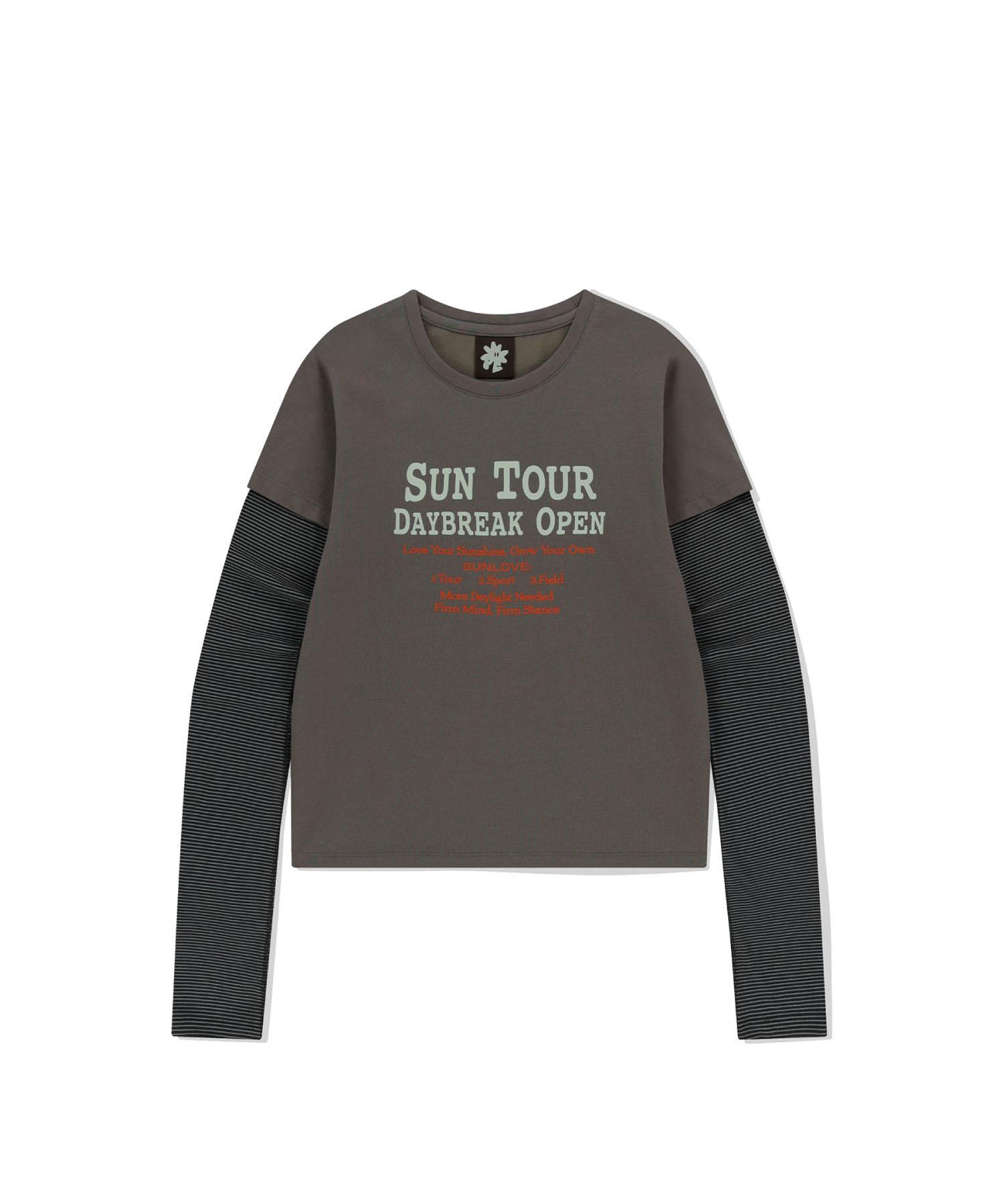 Sun Love W Sun Tour Слоистая футболка с длинным рукавом Тауп S