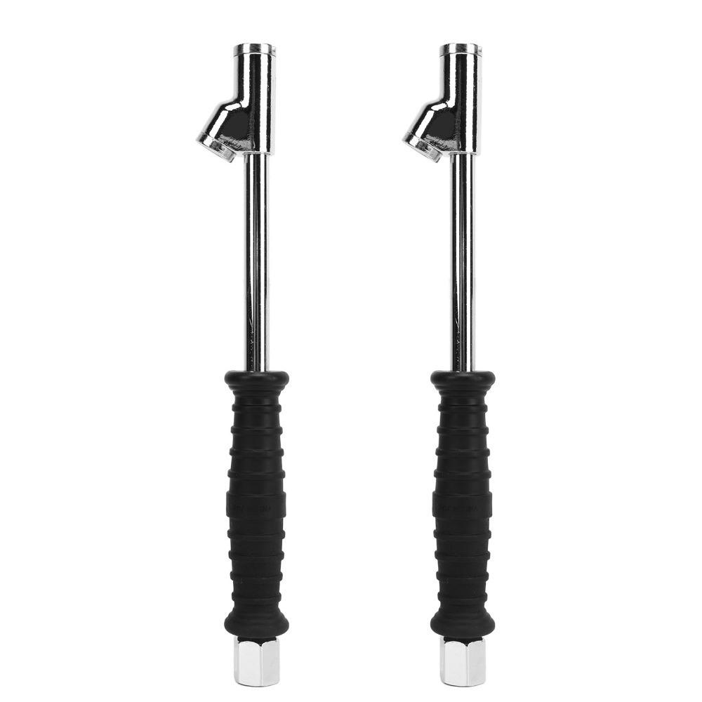 2PCS Double Head Tire Inflator Chuck 1/4 Inch Connector Tire Inflator Rod  Tire Maintenance