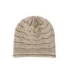 Women S Fall Winter Knit Beanie Warm Rolled Edge Slouch Hat