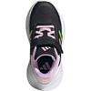 Adidas TENSAUR RUN 2.0 Abrasion Resistant Low top Kids' Running Shoes Black/Clear Mint Green/Clear Pink Kids' IH1052