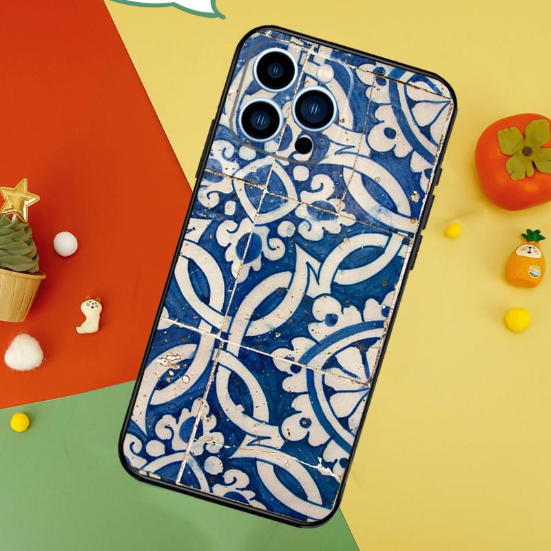 Portugiesische Azulejos Handyhülle Für iPhone 17 Pro Max 16 15 14 12 11 13 Pro Max Plus 12 13 Mini 16e 17 Air Cover
