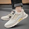 Summer New Outdoor Mesh Breathable Soft Sole Shoes Men's All-Matching Comfortable Lightweight Slip-on Flyknit Casual Shoes