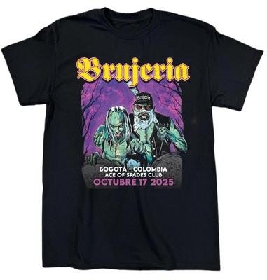 New Brujeria Band Music Tour T Shirt S-5XL Cotton Black For Fans TU202 Unisex T-Shirt Graphic Tee