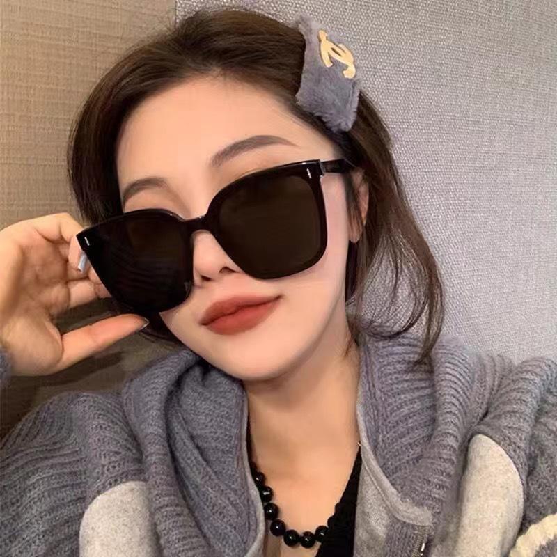 Sun Glasses womens high-end fashion big frame