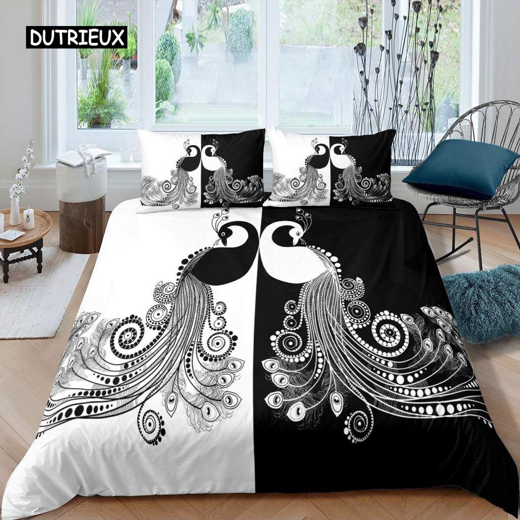 Phoenix Duvet Cover Set Queen Size Fire Phoenix Flying Above The Volcano Bedding Set Children Adult Soft Comfortable Quilt Cover