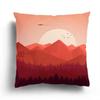 Cushion Cover Pillow  Autumn Scenery Home Decor Sofa Decorative