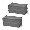 Basics Microfiber Cloth Exterior 30.5cm 48 Pieces Gray Car Motorcycle