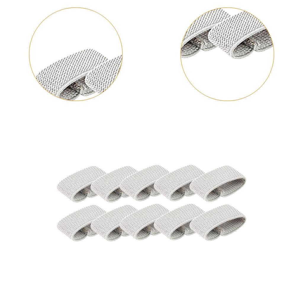 10 Stück Elastische Gürtelhalter Gurtbandhalter für Hosen Gürtelzubehör Gurtbandschlaufe Gürtelschlaufen Gürtelhalter Band Riemen Halter