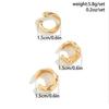 Alloy Ear Cuff Earring Fashion Jewelry Party Ear Clip C-Shape Clip Fake Cartilage for Women Hip Hop Punk 3pcs/set  Unique