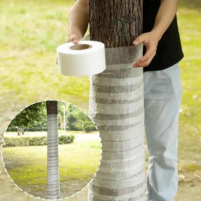 Tree Trunk Wrap Winter-Proof 3In X 197Ft Tree Wrap for Damaged Bark Winter Tree Guards Tree Protectors Weather Resitant for