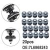 15/20PC Car Interior Door Panel Card Clip 7L6868243 Fastener for Caddy Touran Tiguan Golf 4 5 6 7 Passat CC Polo Beetle Jetta T5