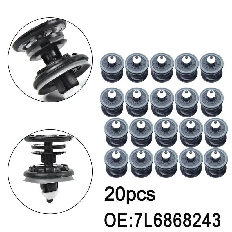 15/20PC Car Interior Door Panel Card Clip 7L6868243 Fastener for Caddy Touran Tiguan Golf 4 5 6 7 Passat CC Polo Beetle Jetta T5