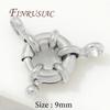 18K Gold Plated Round Spring Clasps For Jewelry Making,Locks For Bracelets 9mm 10mm 11mm Necklace Clasp Accessories For Jewelry