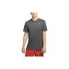 Dri-FIT Logo Print Comfortable Crew Neck Short Sleeve T-Shirt Men Tops Black Stone-Flower AR6029-032