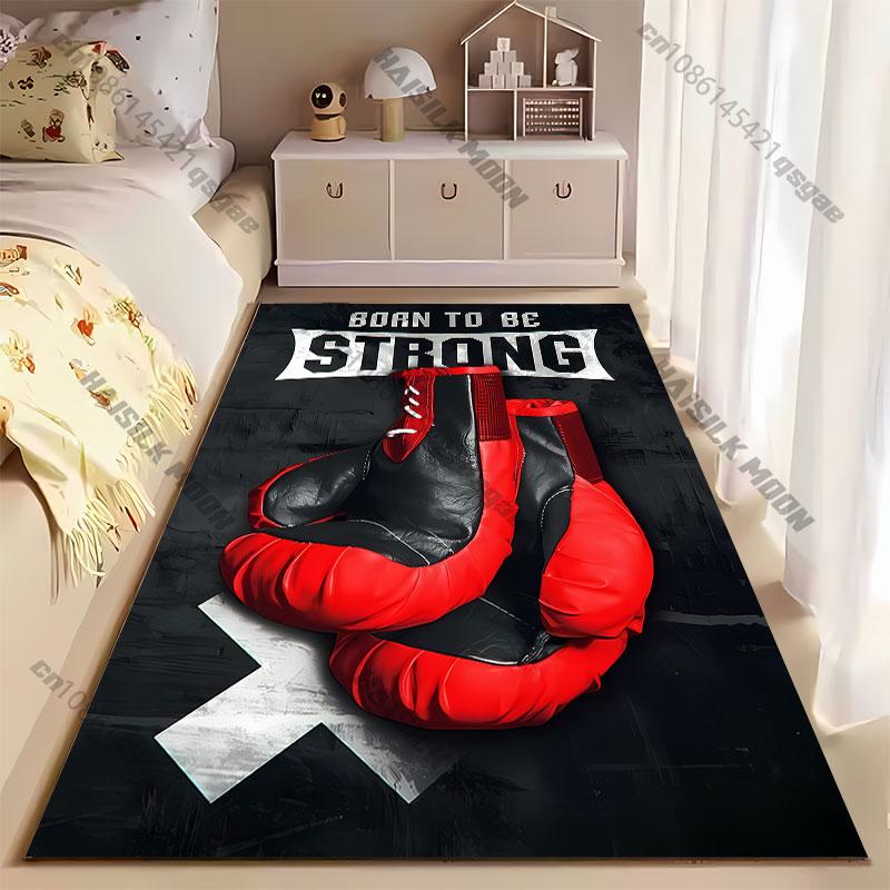 Strength Determination Boxing Gloves Carpet Yoga Living Room Room Decor Children's Crawling Mat Doormat Area Rug Games Mat