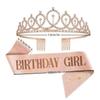 European and American Birthday Crown Headband Hairpin - "Happy Birthday"
