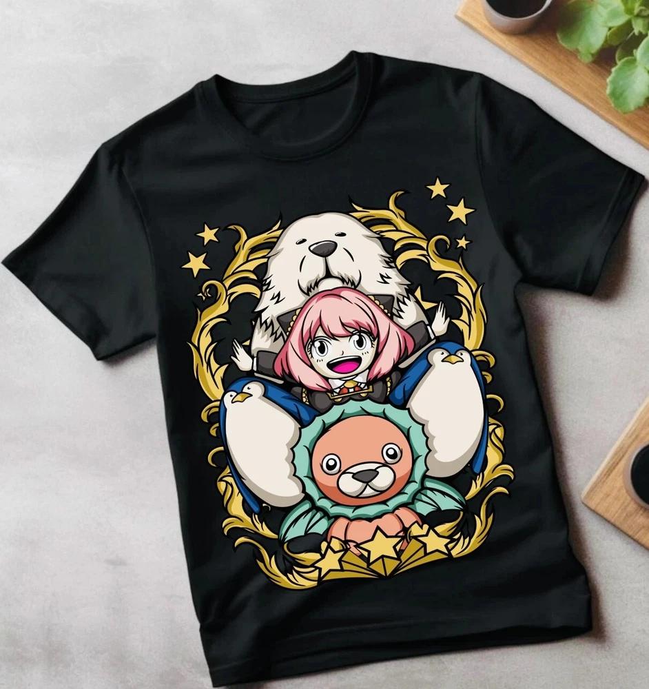 Spy X Family Anya Bon Forgerd Funny Night Black Tshirt S