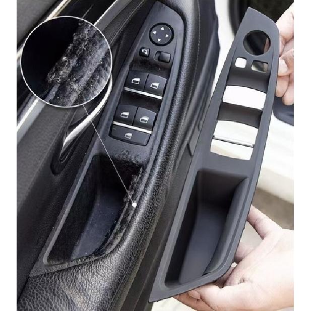 7PCS Inner Door Panel Handle Pull Trim Cover Set for BMW 5 Series F10 F11 550i