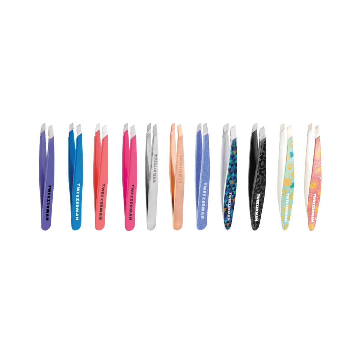 Mini slant tweezers Purple