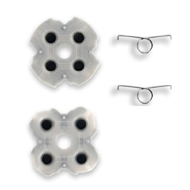 Controller Game Leitfähiger Gummi Reparatur Zubehör für Mit 2 Federn