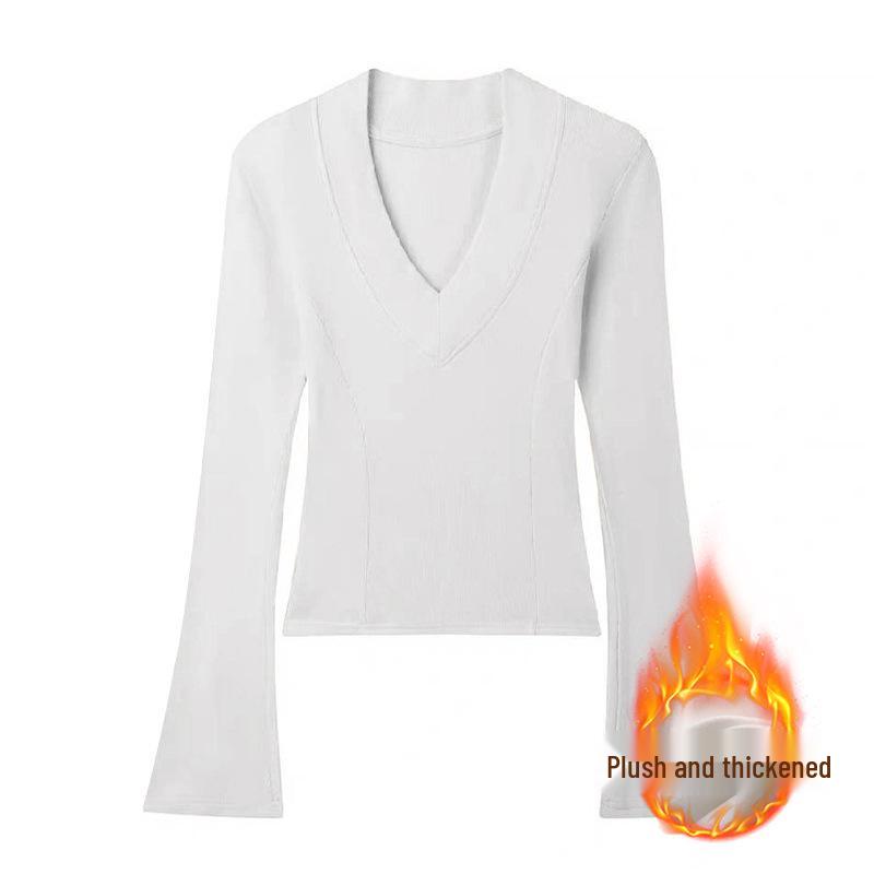Women's Slimming Long-Sleeve Base Layer Top - Autumn/Winter, Waist-Cinching, Body-Shaping