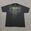 Grunge Y2K Miami Ink Gothic Skulls Graphic Black T-Shirt Size XL Unisex T-Shirt