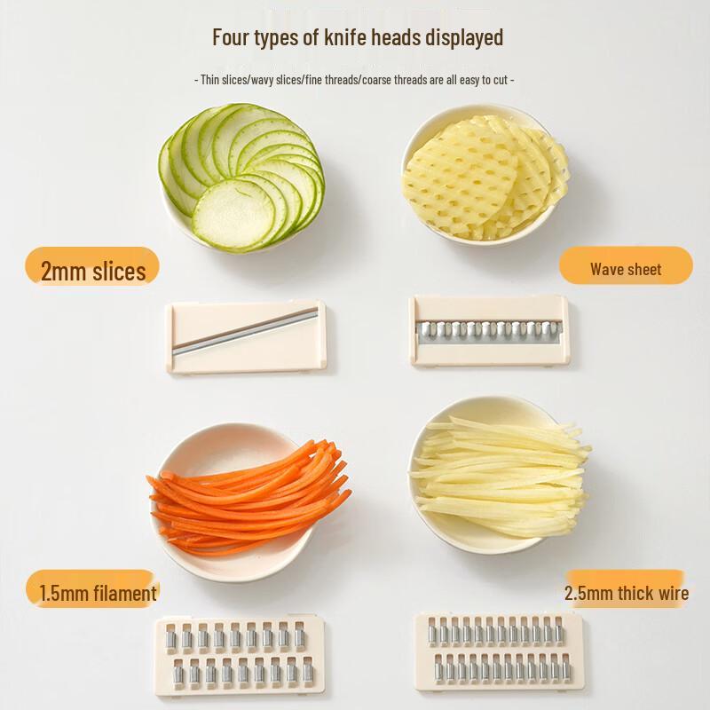 Multi-functional Hand-Safe Vegetable Slicer