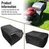 Mower Collection Bag, Black Textile Grass Bag With Molded Plastic Mounting Edges for Collecting Lawn Clippings and Yard Debris In Yards