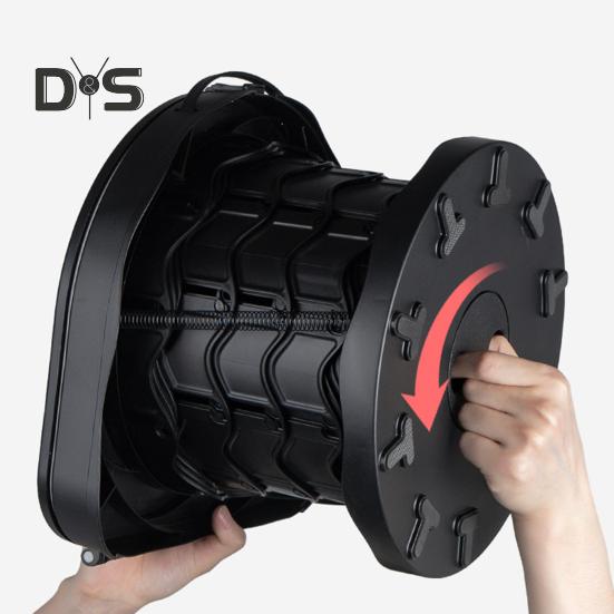 Retractable Portable Toilet Strong Load-capacity Adjustable Height Camping Toilet Portable Potty for Emergency Use