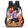 NARUTO Anime Student Backpack Mochila, Dual Zipper Pockets, Durable Lightweight 16-inch Kids Backpack for Boys & Girls Ages 5-10