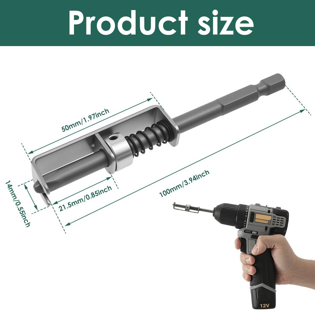 4 Pcs Spring Loaded Screw Holder Bit Screw Bit Holder Aluminum Alloy Anti Drop Screwdriver Bit Universal Screw Retaining Tools