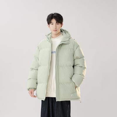 Padded-on Men's Winter Thickened Warm Padded Clothes Loose Versatile Bag Clothes Casual Hooded Padded Jacket