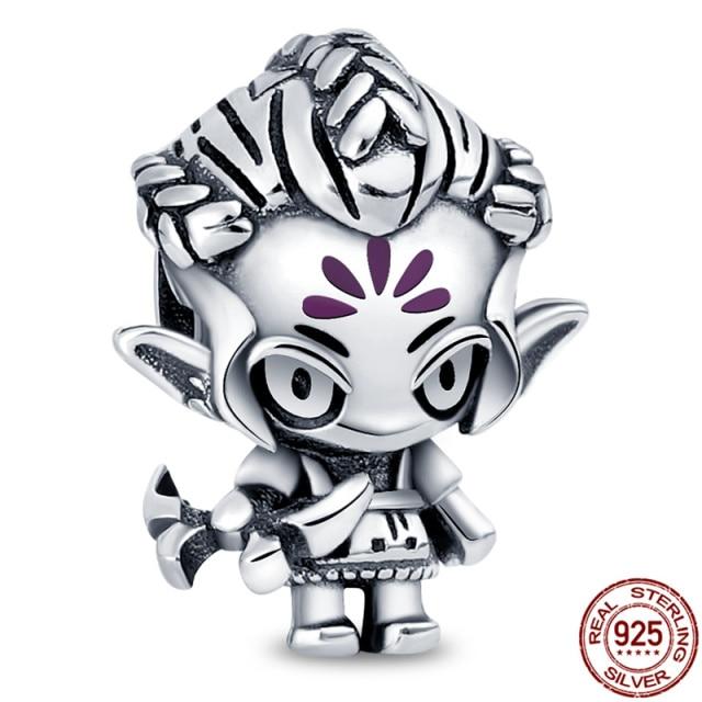 925 Silver Dream Catcher Series Charms Fit 925 Original Bracelets
