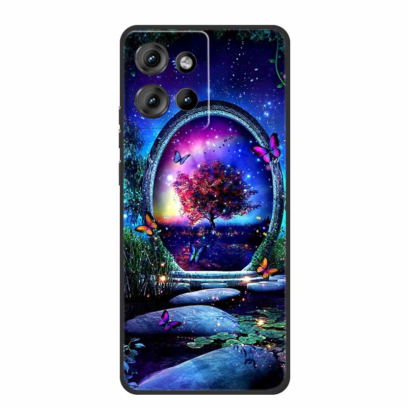 Phone Case For Motorola Moto G86 Power Edge 50 Neo G75 S50 Edge 50 5G Case S 50 Coque Shockproof Black Silicone Soft Back Cover