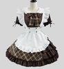 CAWILXHA Lolita Maid Cosplay Sleeve Detective Dress with Apron and Cute Forest Girl Costume for Popular for High School Entrance and Cultural