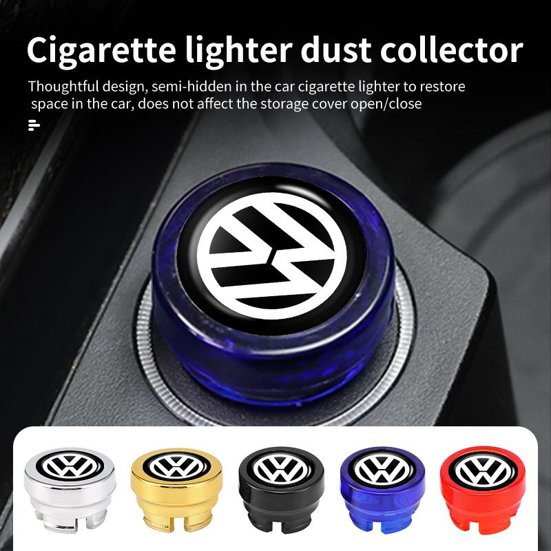 Car Sticker Styling Mouldings Car Cigarette Lighter Cover Plug Dust Dustproof Protector Case For Volkswagen VW Polo Jetta Sagita