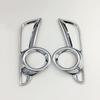 2PCS Front Fog Light Lamp Cover Trim Chrome For Toyota Highlander 2017 2018