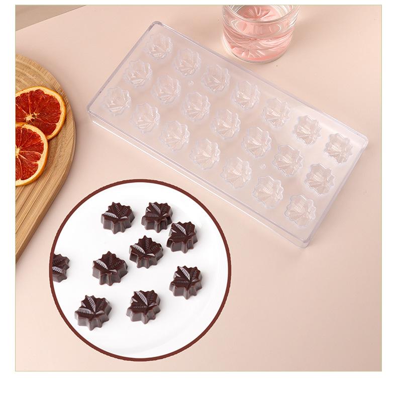 Food-grade Chocolate Molds, DIY Three-dimensional Transparent Molds, Household Molds for Cakes and Candies