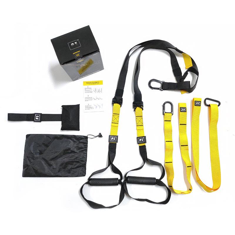Multifunctional TRX Suspension Training Straps and Resistance Bands for Home Fitness.
