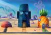 SpongeBob Party Background, Banner with Underwater Adventure Theme, Children's Party Decoration, Photography Background