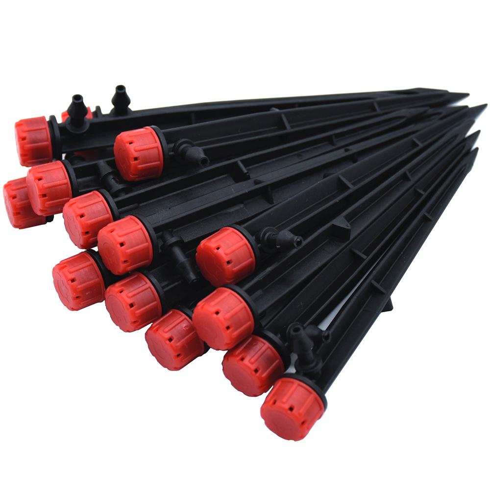 Red Adjustable Eight-Hole Sprinkler Nozzle for Efficient Orchard Drip Irrigation