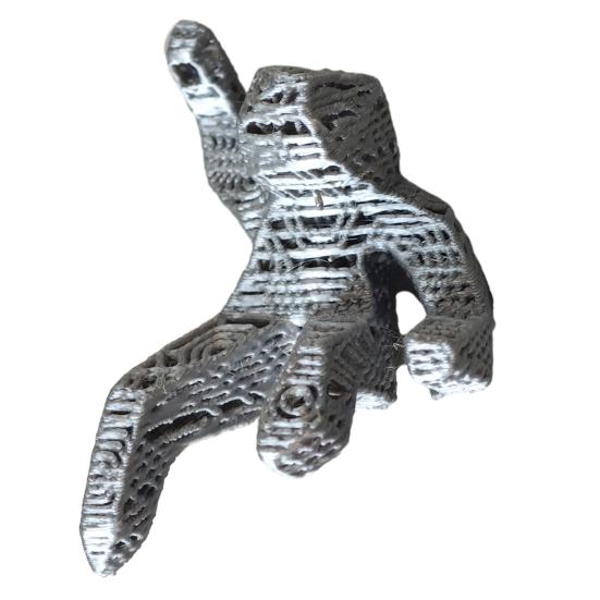 

3D-печатный Магнит-скалолаз Человек-скала для холодильника Магнит Человек-скалолаз Декор для дома, кухни, офиса, доски, шкафчика Подарок для фанатов игр серебряный