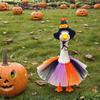 1 Set Halloween Porch Goose Outfits with Witch Hat Skirt Halloween Goose Costume Kit for Yard Decor Outdoor Terrace Fall Festiva