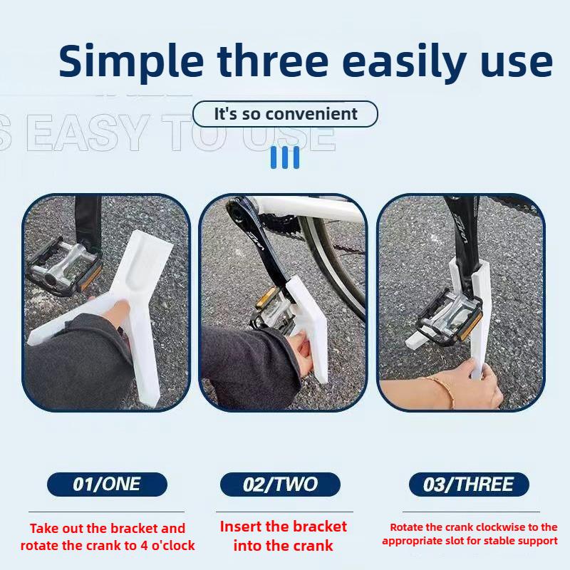 Pedal Convenient Frame Highway Bike Stand Bicycle Rear Parking Rack Mountain Bike Side Frame Stand
