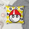 MMalbonES GGolfS Pillow Case Square DoubleSided Printing Sofa Cushion Cover Pillowcase Bedroom Bedside
