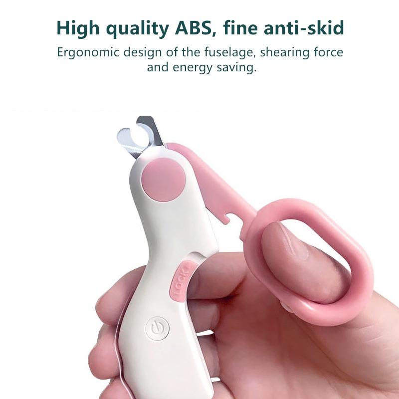 Dog Nail Clippers With LED Light Grooming and Care Cat Dogs Trimmer Pet Nail Clippers For Puppy Kitten Cleaning Accessories