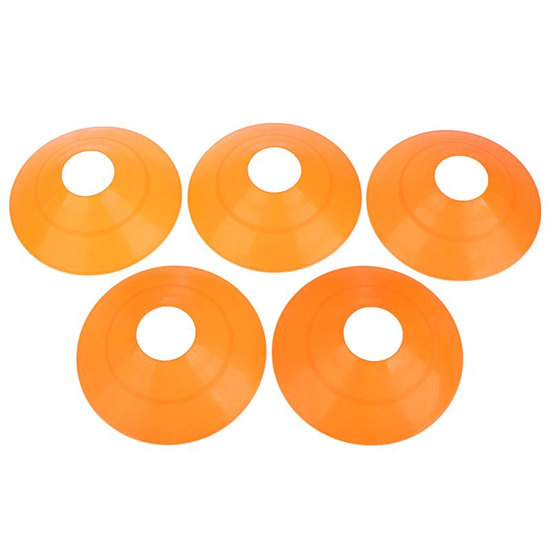 5Pcs Football Training Logo Disc Obstacle Sign Cone Disc Sport Plastic Holder
